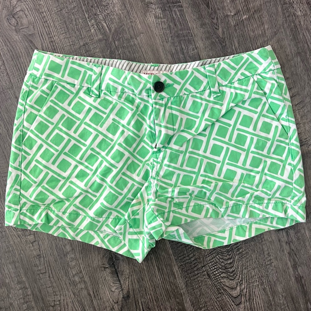 Lime green Key West style shorts